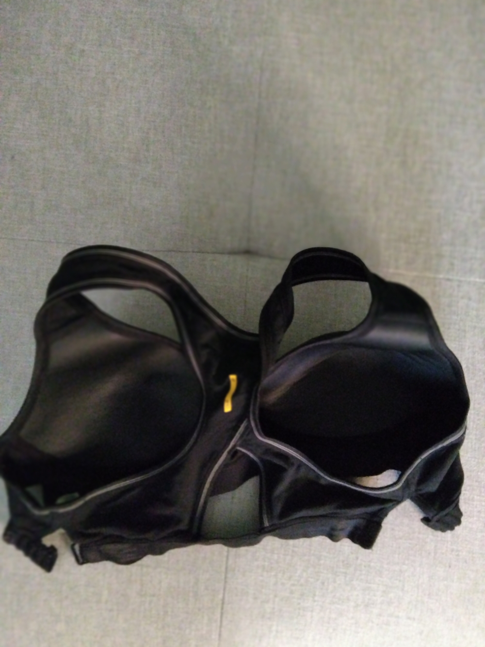 Lole Black High-Support Front-Zip Sports Bra 36